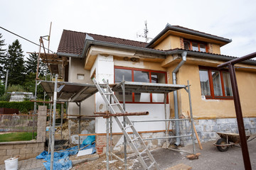 repaired rural house