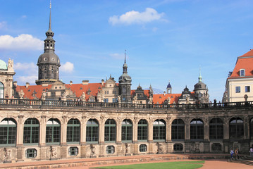 Obraz premium Barockbauten in Dresden