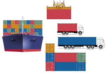Container Transport Logistik