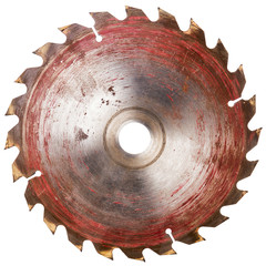 Old circular saw blade