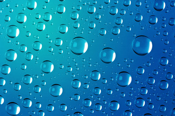 Big Water Drops Abstract Background - super macro