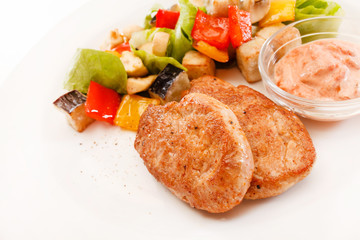 cutlets with vegetables
