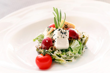 salad with feta