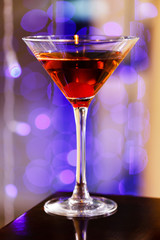 cocktail in the bar