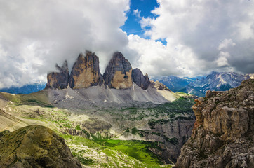 Tre Cime di Lavaredo, Dolomiti di Sesto, Dolomites, Italy