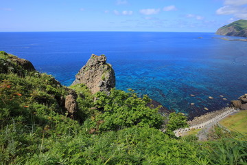 Beautiful scenery at Rebun island, Hokkaido, Japan