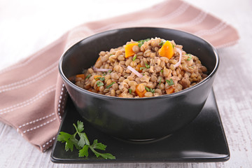 lentils and carrot