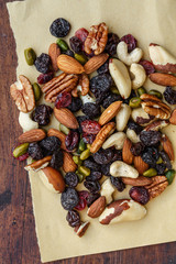 Dried fruits and nuts