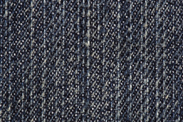 Close up of blue jean texture