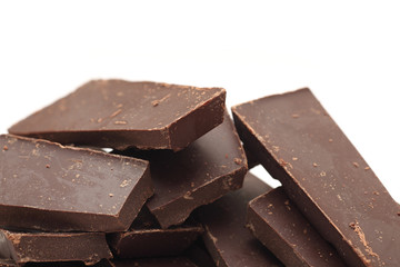 Large heap of chocolate