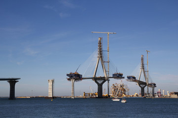 Obraz premium Bridge on construction