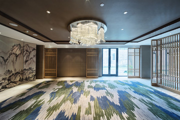 Modern office, antique decoration