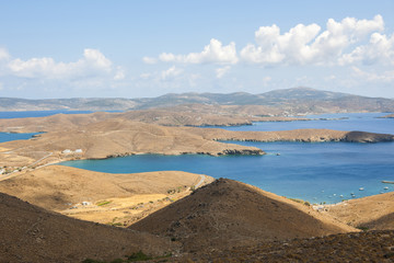 Landschaft auf der Insel Astypalea, Dodekanes, Griechenland