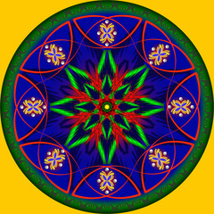 abstract colorful figure
