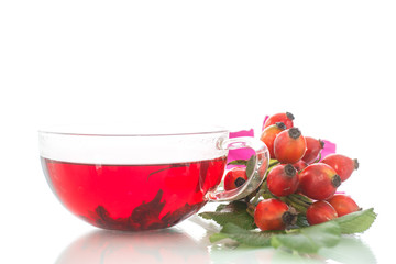 tea with rosehip