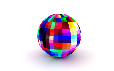 Colorful 3D sphere