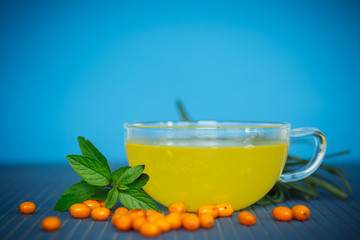 tea with sea buckthorn