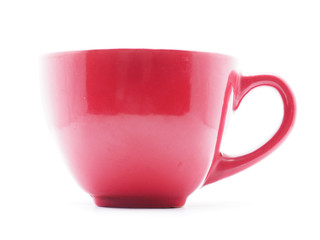 cup on white background