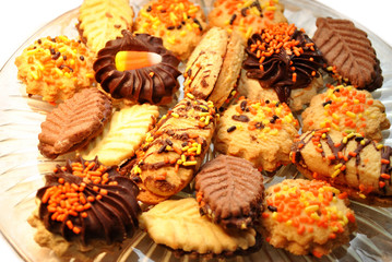 Fall Festive Cookie Platter