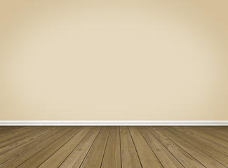 Empty Room / Wooden Floor