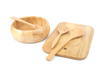 Wooden kitchen utensils
