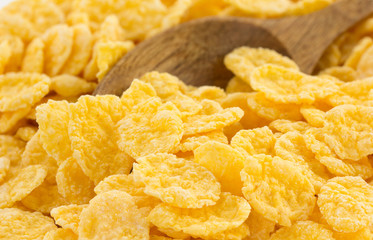 corn flakes as background