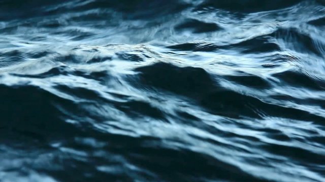 Sea water surface. Close up video