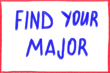 find your major