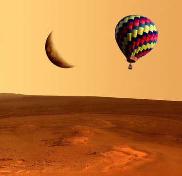 Balloon Fantasy Desert Moon