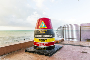 Southernmost Point marker, Key West, USA