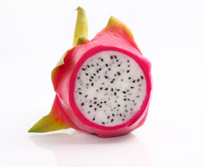 Dragon Fruit on white background