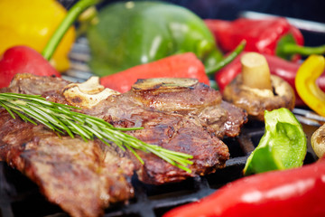 Grilled T-bone steak