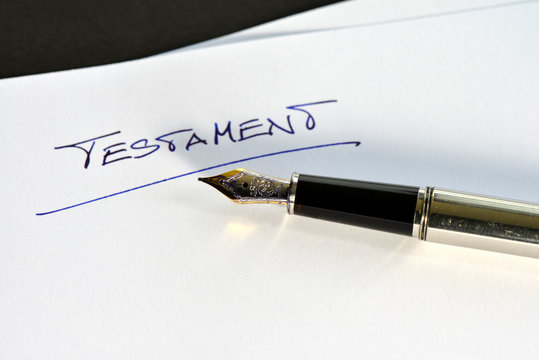 Testament, Letzter Wille, Erbschaft, Tod, Nachlass, F&uuml;ller
