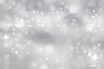 Naklejka premium Winter light background with sparkle