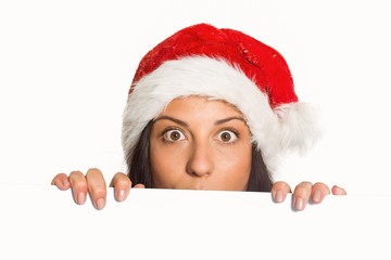 Woman surprised at the camera