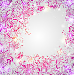 Abstract floral background