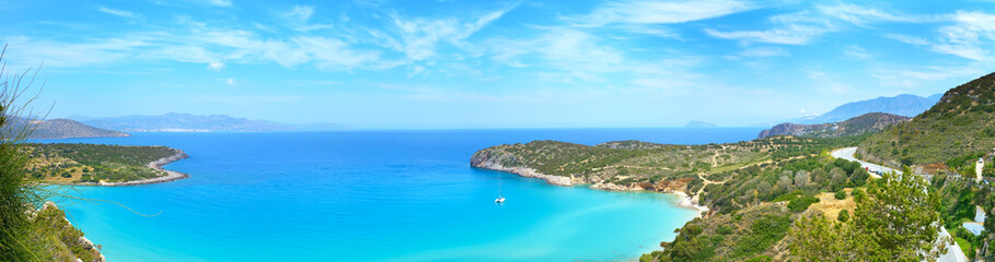 Fototapeta na wymiar Mirabello Bay Crete, Greece