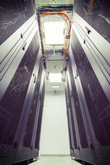 Obraz premium racks in the data center