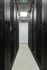 racks in the data center
