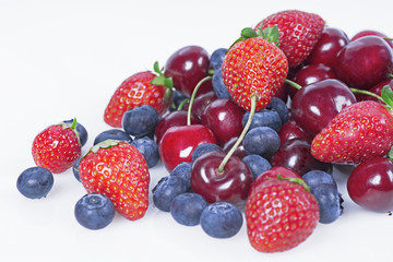 Obraz na płótnie Canvas Fruits with cherries