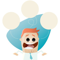 idee platzhalter cartoon männchen wissen