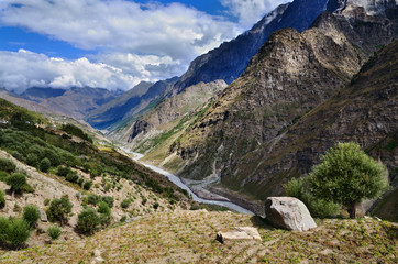 Green mountain valley
