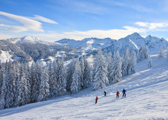 Ski resort Schladming . Austria