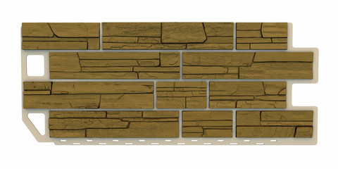 light brown Stone facade panel