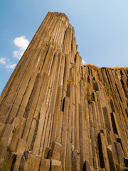 Basalt organ pipes