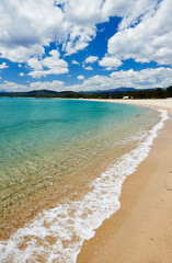 Mediterranean sardinia sea beach