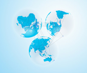 Background Global Network Image #JPG