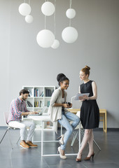 Young people in the office