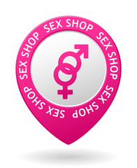 vector pink map pointer