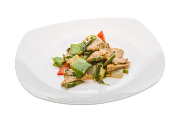 Pork with vegetables